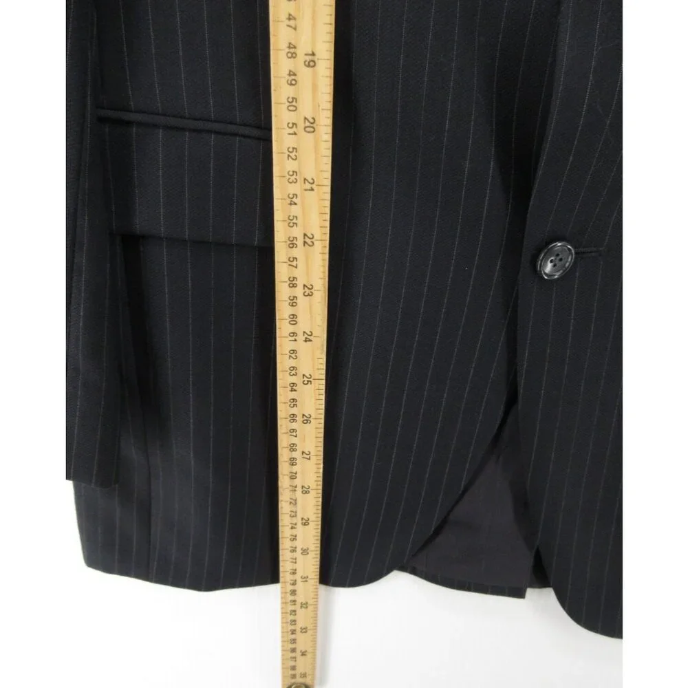 Jack Victor Sport Coat 38 Wool Blazer Striped Classic Y2K Jacket Union